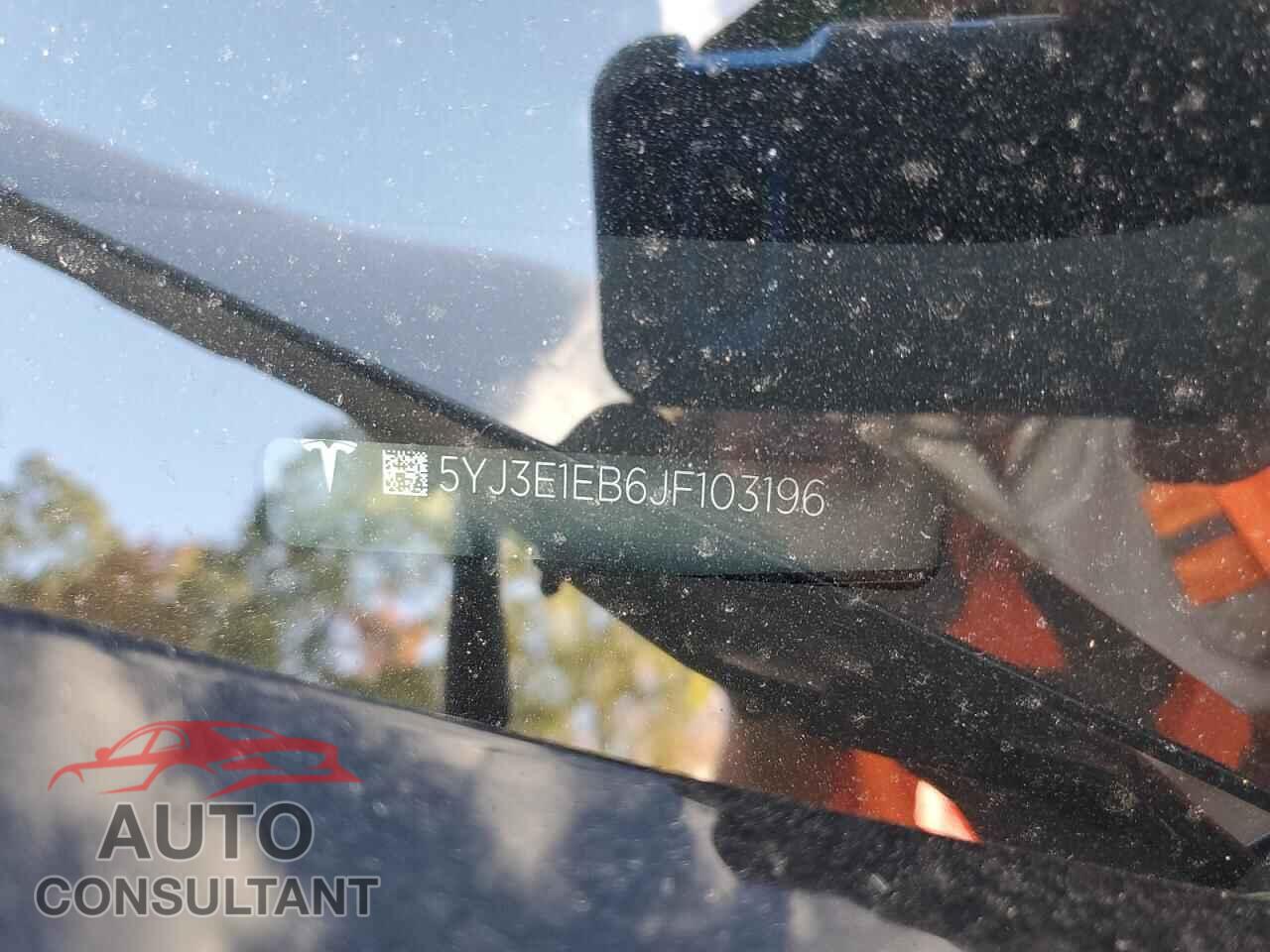 TESLA MODEL 3 2018 - 5YJ3E1EB6JF103196