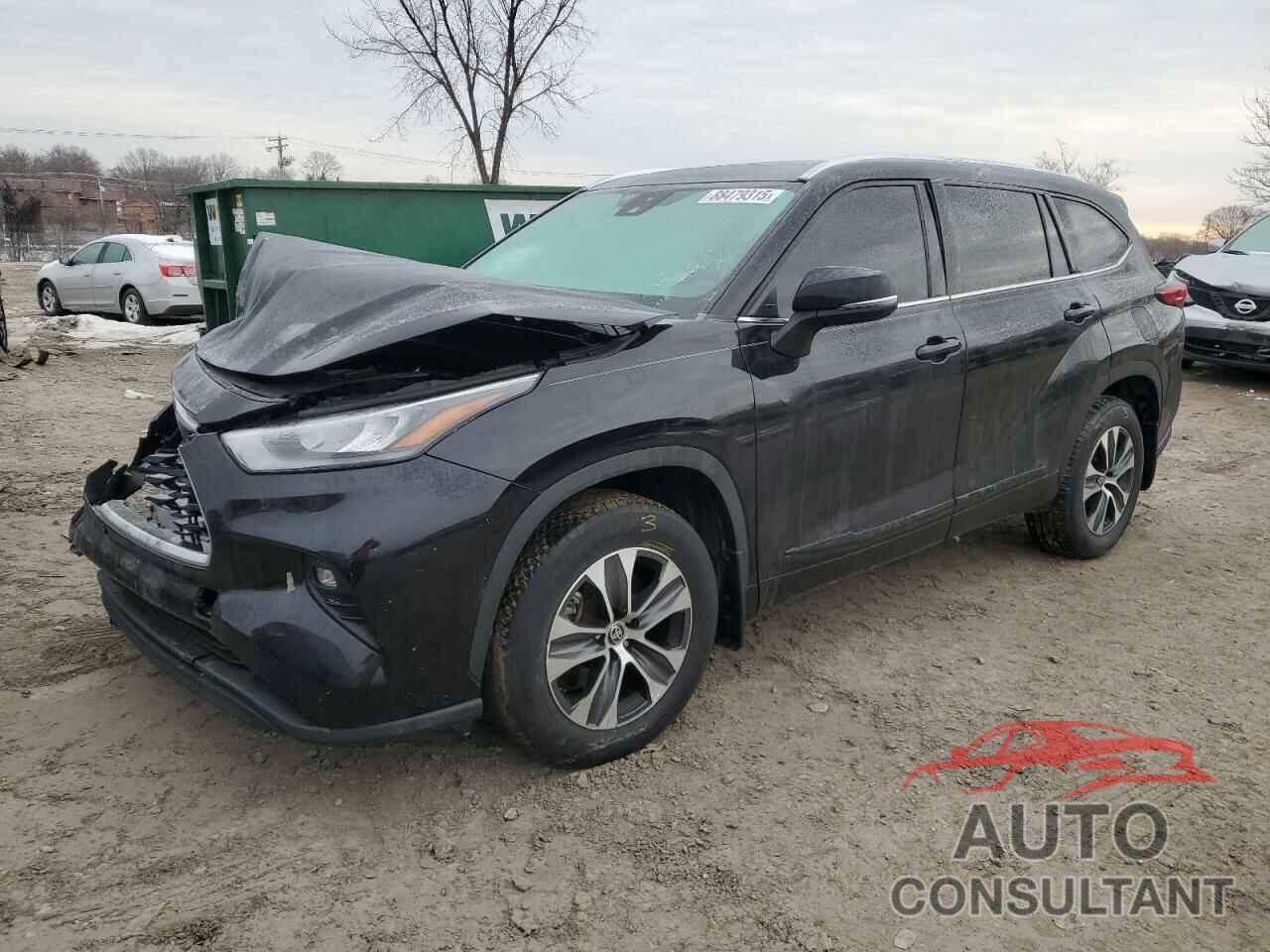 TOYOTA HIGHLANDER 2020 - 5TDHZRBH5LS512063