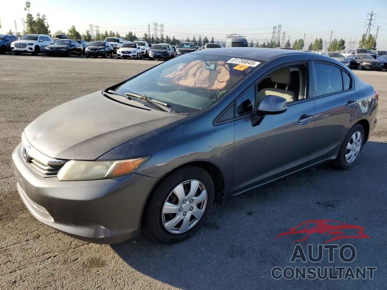 HONDA CIVIC 2012 - 19XFB2F55CE068681