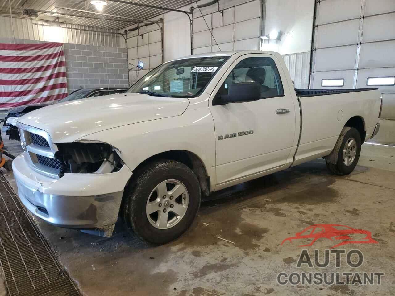 DODGE RAM 1500 2012 - 3C6JD6EP0CG119174