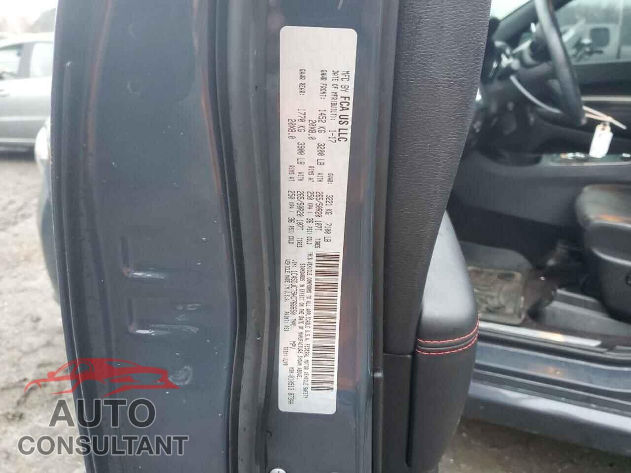 DODGE DURANGO 2017 - 1C4SDJCT5HC766650