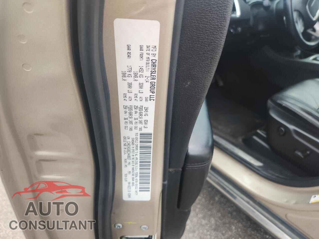 DODGE DURANGO 2014 - 1C4RDHDG8EC449837