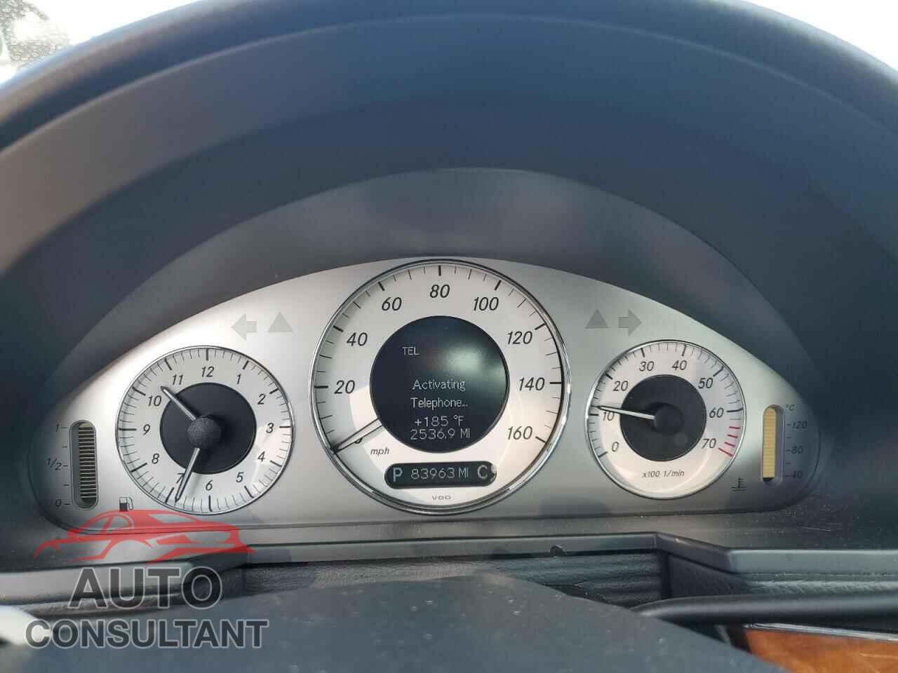 MERCEDES-BENZ E-CLASS 2009 - WDBUF56X49B396077