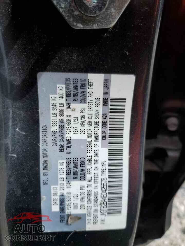 MAZDA CX-9 2014 - JM3TB2BA4E0425678