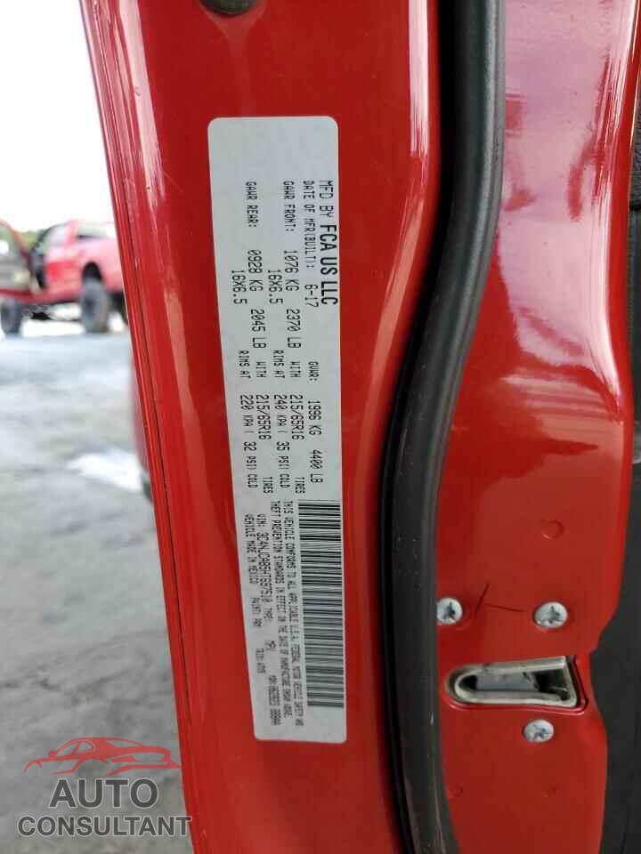 JEEP COMPASS 2017 - 3C4NJCAB5HT697510