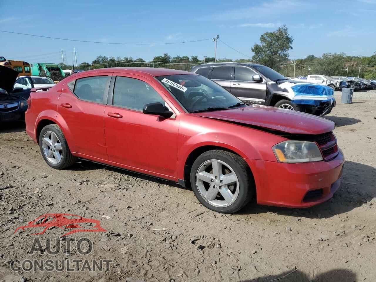 DODGE AVENGER 2013 - 1C3CDZAG2DN769985