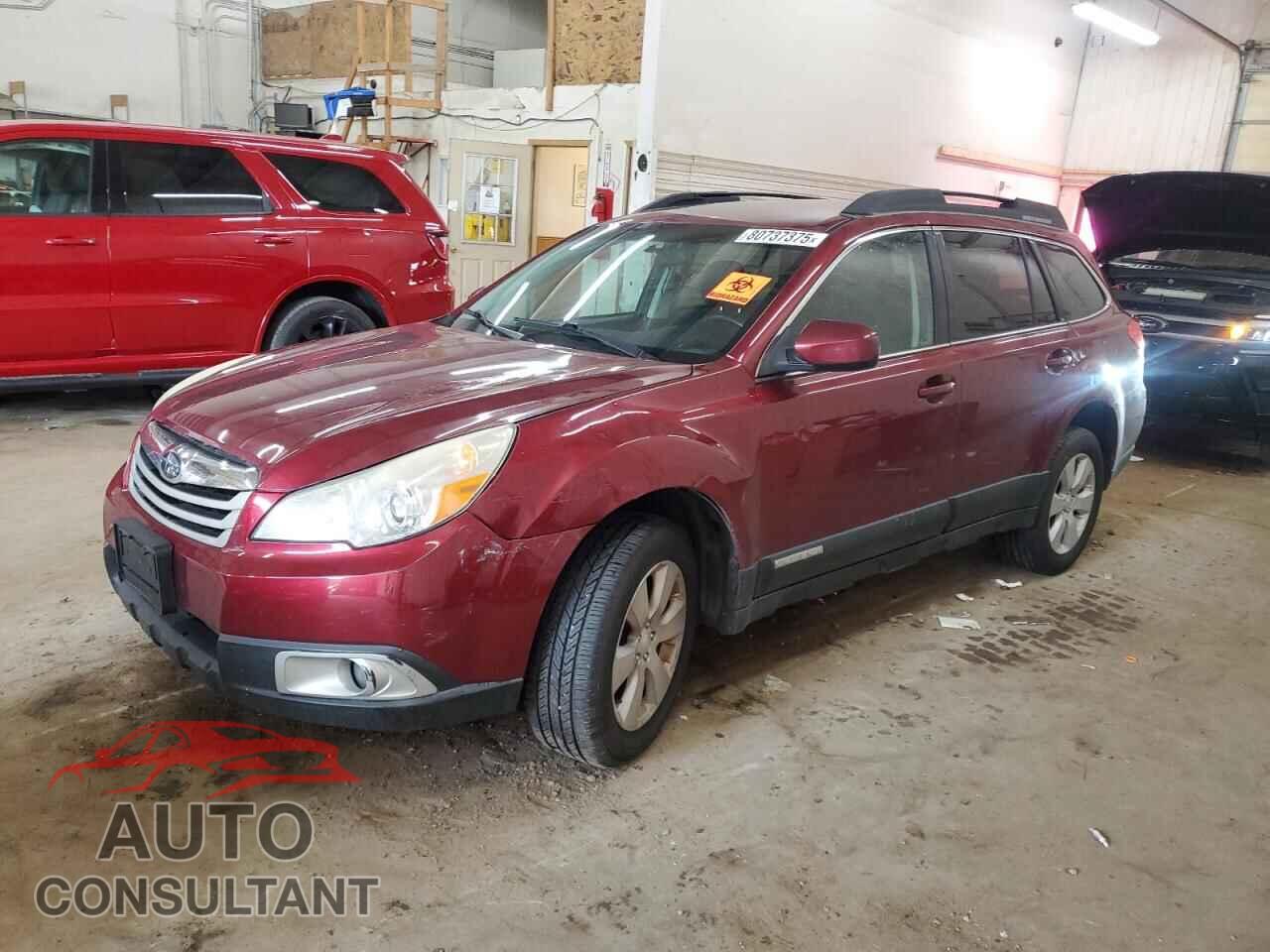 SUBARU OUTBACK 2012 - 4S4BRBCC2C3284620