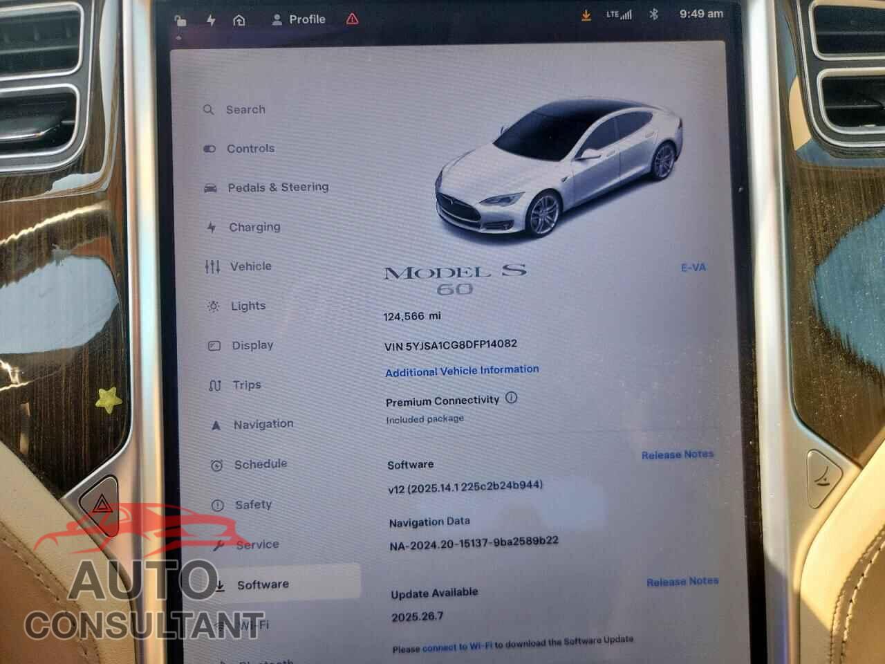 TESLA MODEL S 2013 - 5YJSA1CG8DFP14082