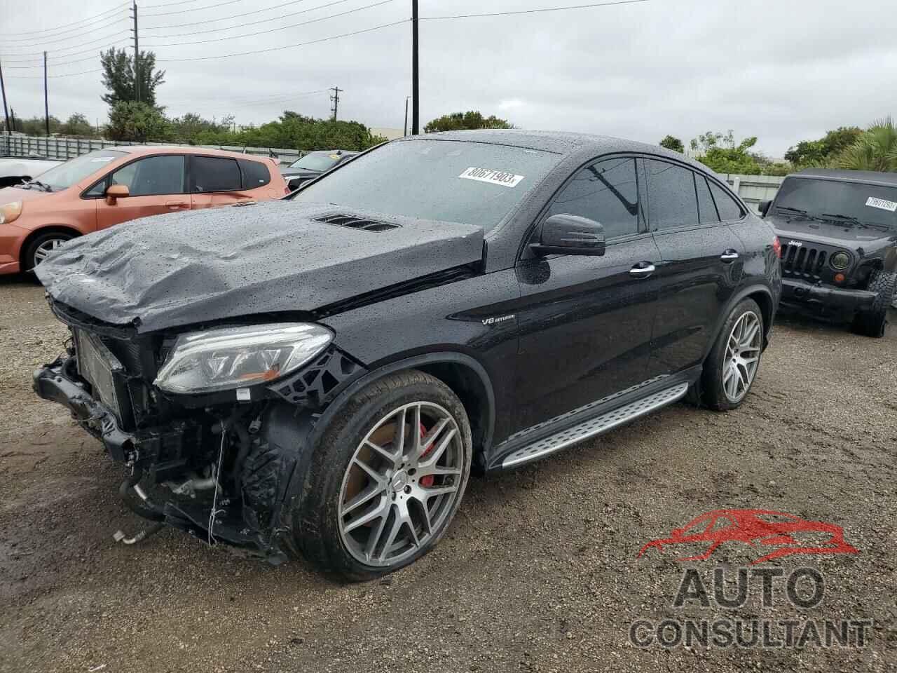 MERCEDES-BENZ GLE-CLASS 2017 - 4JGED7FB5HA072499