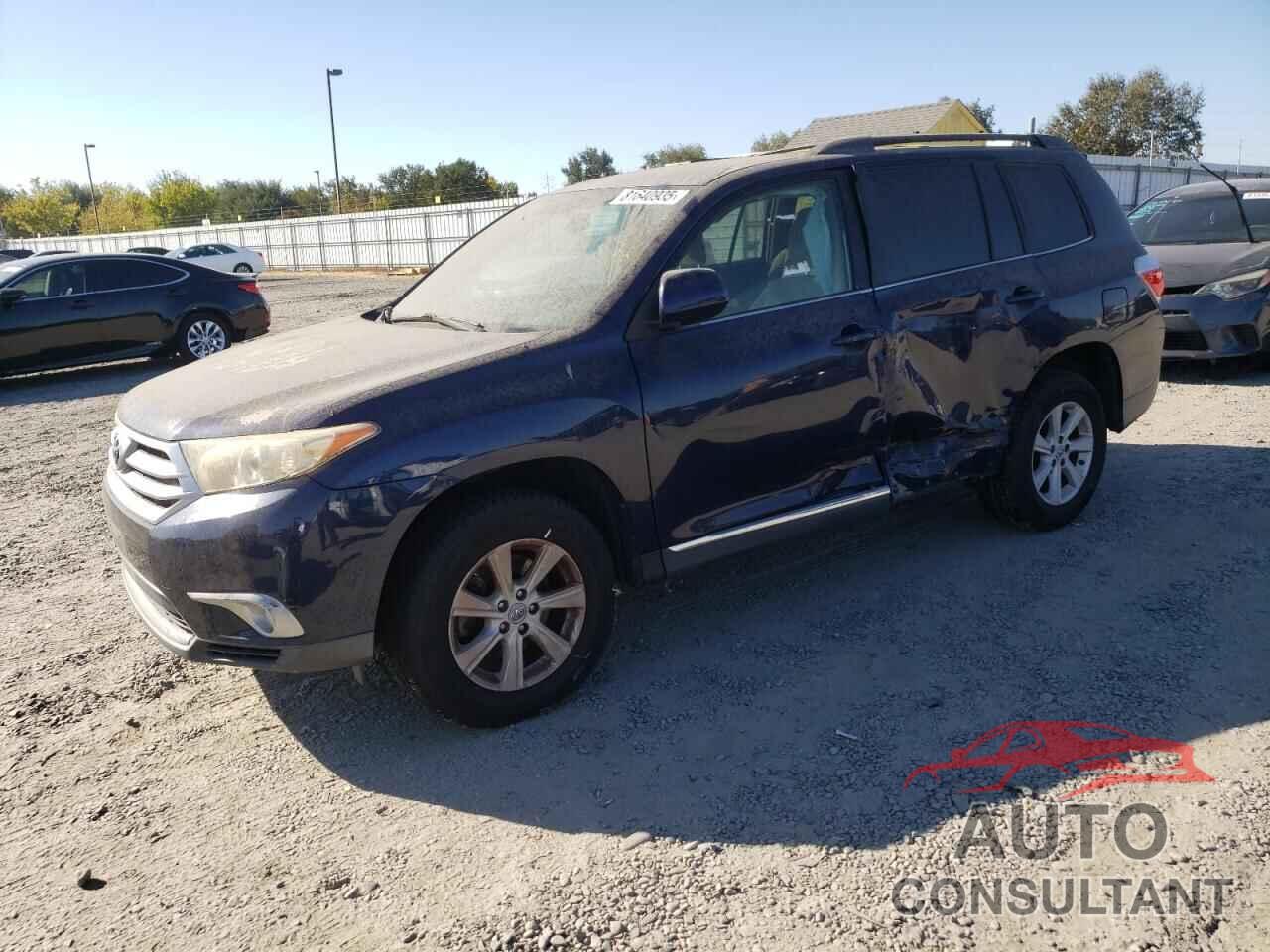 TOYOTA HIGHLANDER 2013 - 5TDZA3EH3DS034330