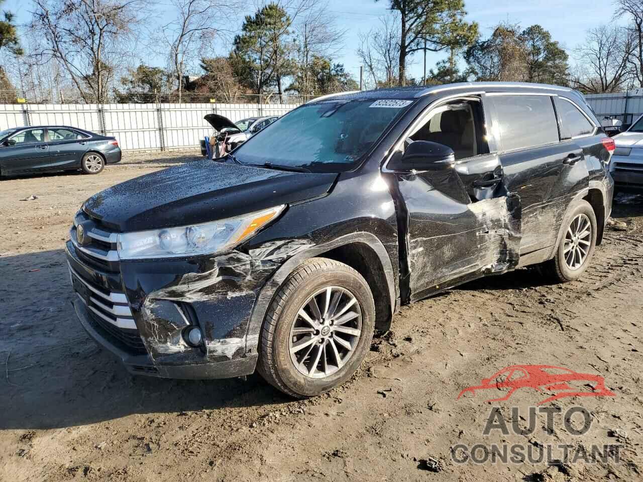 TOYOTA HIGHLANDER 2018 - 5TDJZRFH1JS865425