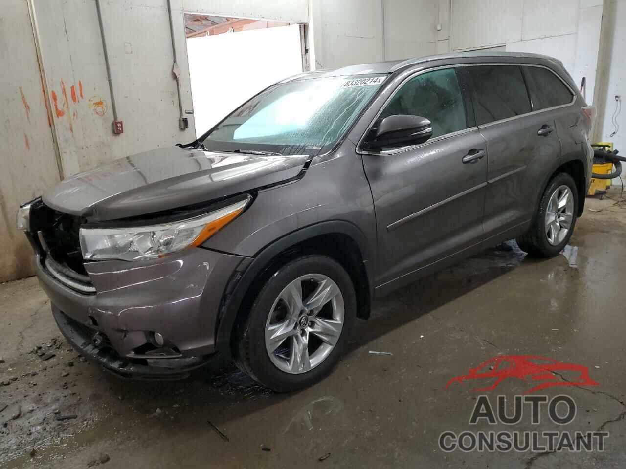 TOYOTA HIGHLANDER 2016 - 5TDDKRFH6GS263324