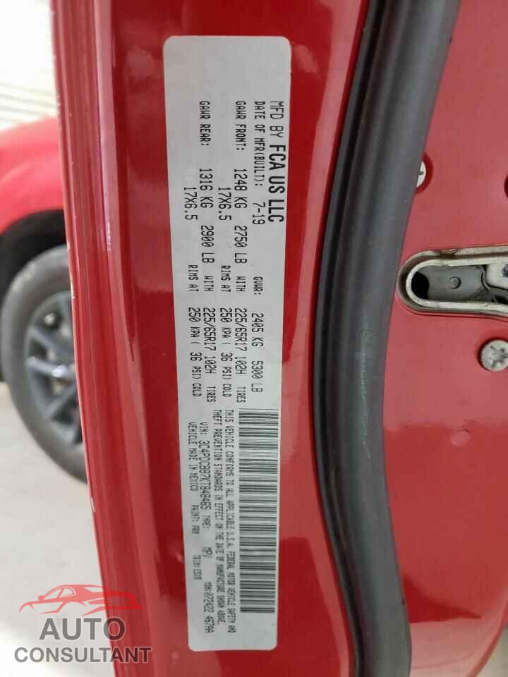 DODGE JOURNEY 2019 - 3C4PDCBB7KT848465