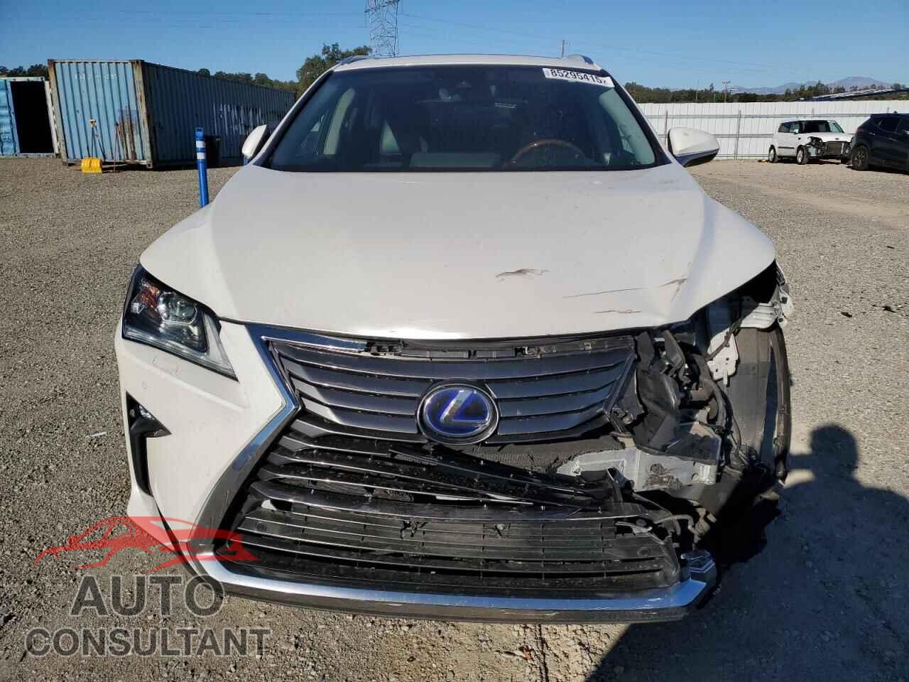 LEXUS RX450 2018 - JTJDGKCA4J2000549