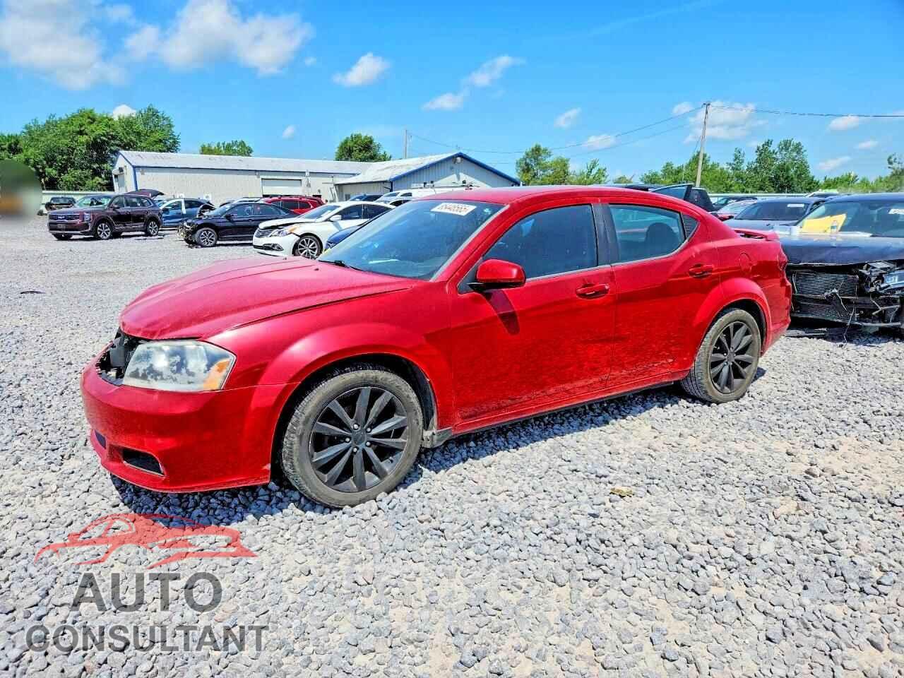 DODGE AVENGER 2013 - 1C3CDZCB1DN620257