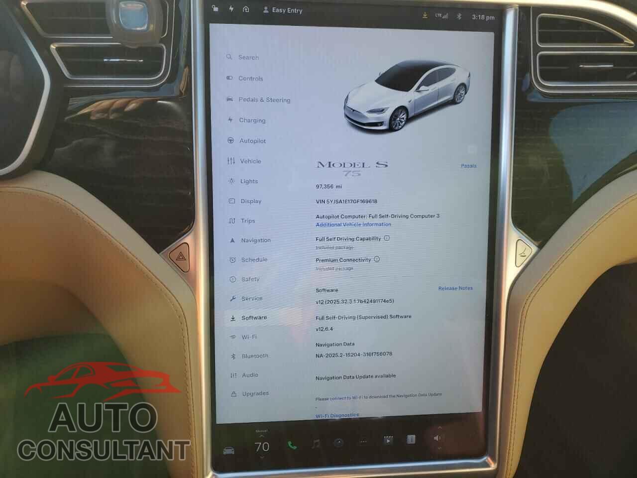 TESLA MODEL S 2016 - 5YJSA1E17GF169618