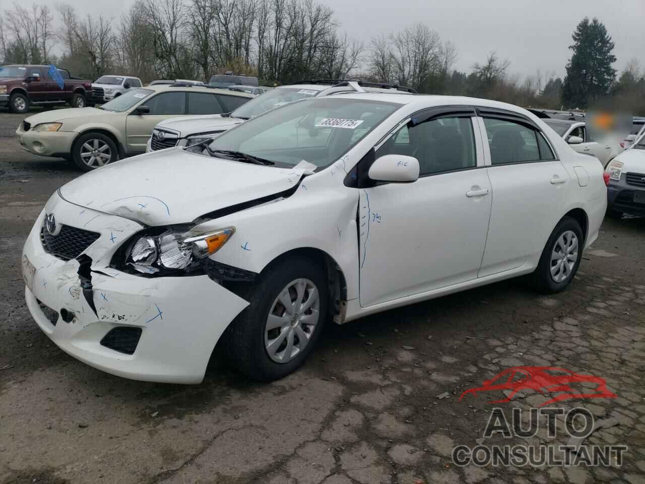 TOYOTA COROLLA 2009 - 1NXBU40E49Z043712