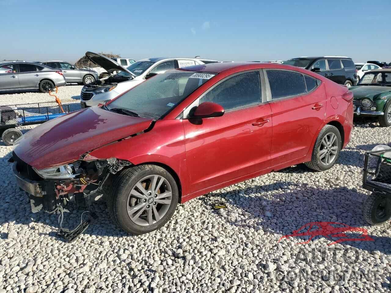 HYUNDAI ELANTRA 2018 - KMHD84LF8JU636818
