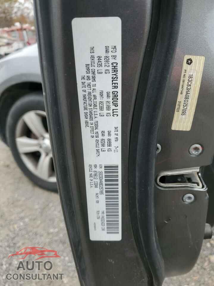 DODGE CALIBER 2011 - 1B3CB3HA0BD257095