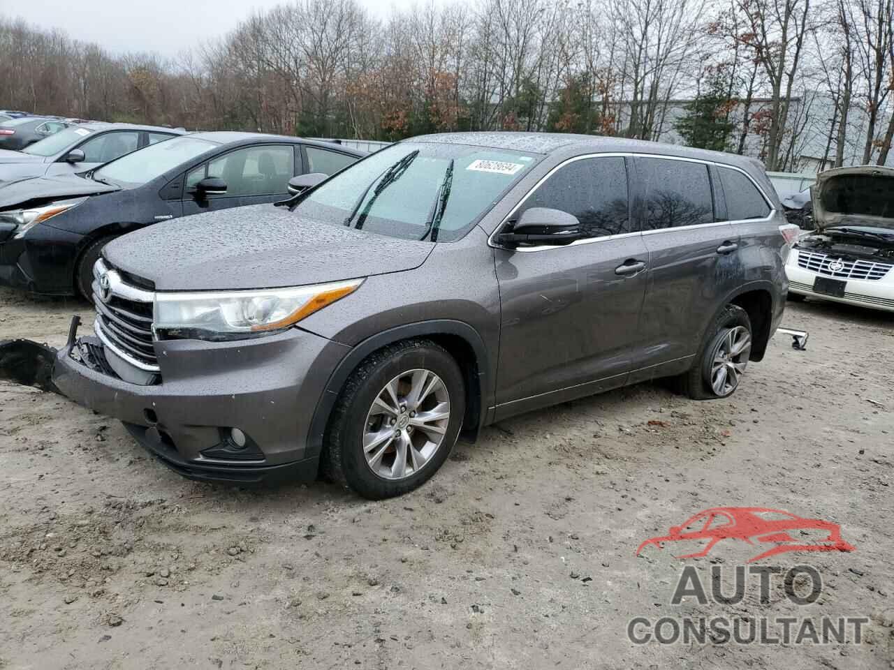 TOYOTA HIGHLANDER 2015 - 5TDBKRFH1FS157773