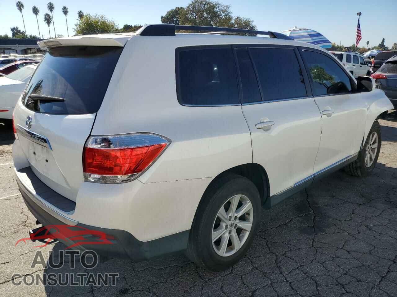 TOYOTA HIGHLANDER 2013 - 5TDZK3EH8DS109097