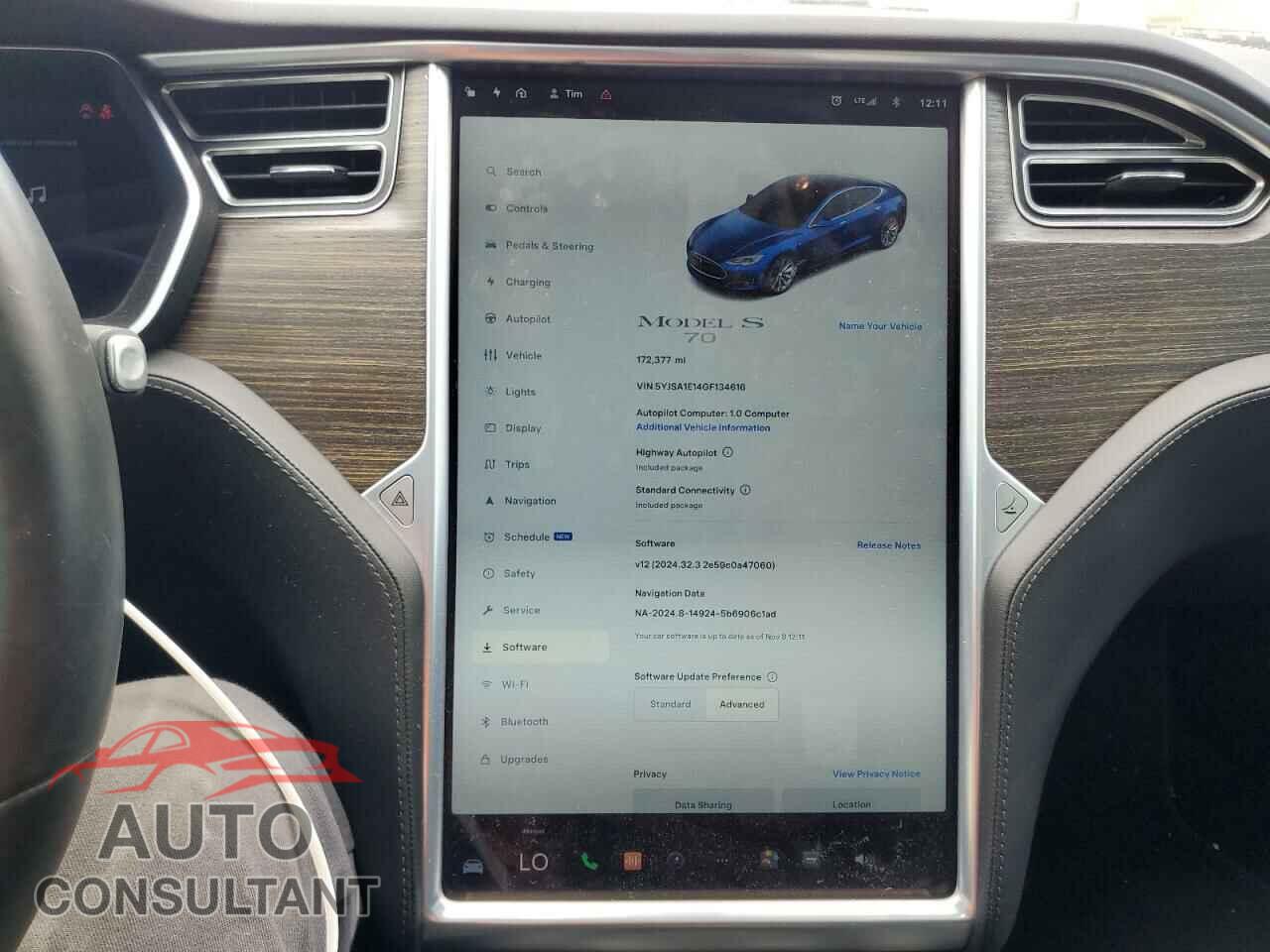TESLA MODEL S 2016 - 5YJSA1E14GF134616