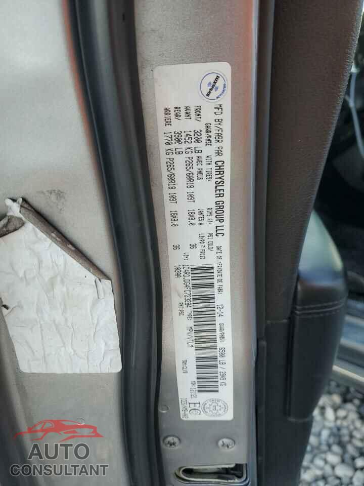 DODGE DURANGO 2015 - 1C4RDJDG4FC723284