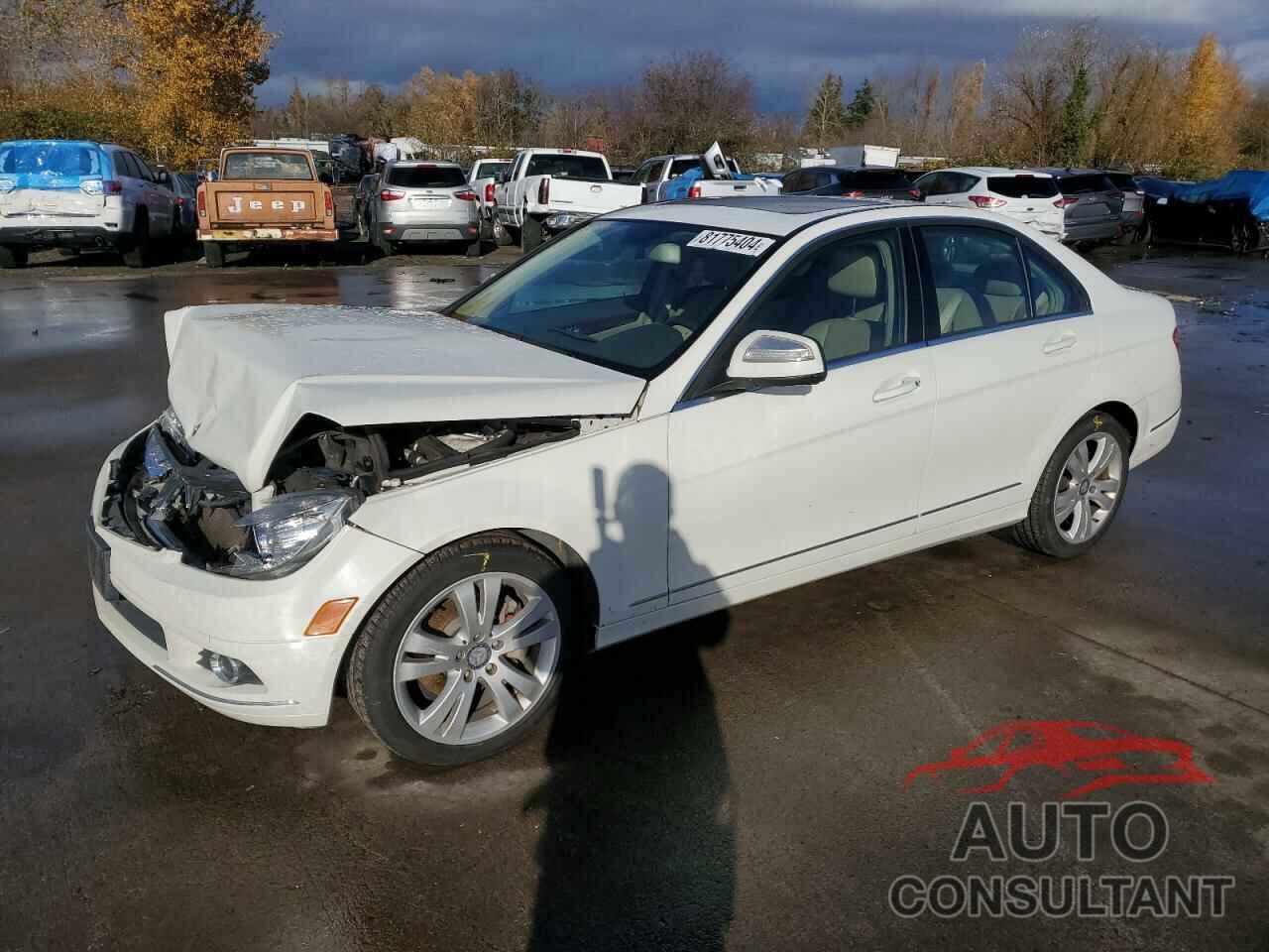MERCEDES-BENZ C-CLASS 2009 - WDDGF54X29R046641