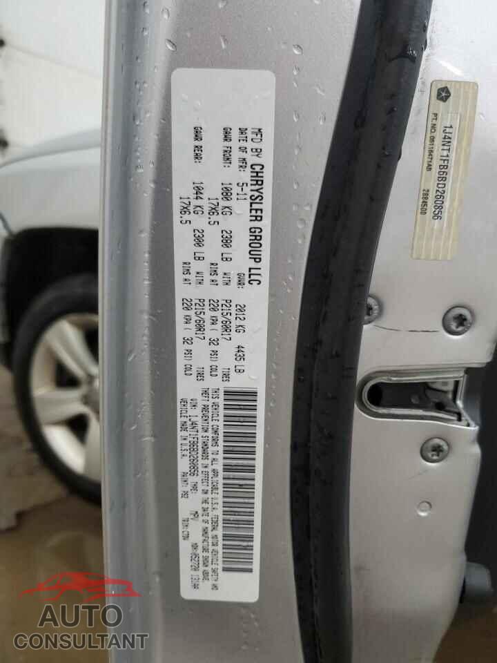 JEEP COMPASS 2011 - 1J4NT1FB6BD260856