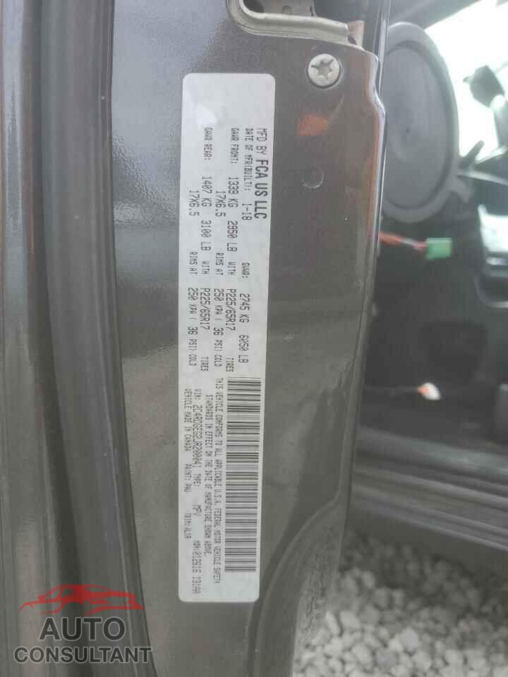 DODGE CARAVAN 2018 - 2C4RDGEG2JR200041