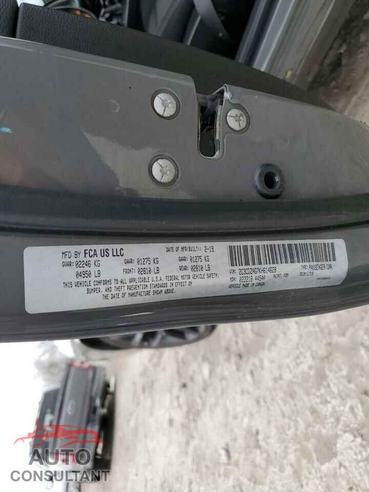 DODGE CHALLENGER 2019 - 2C3CDZAG7KH614628