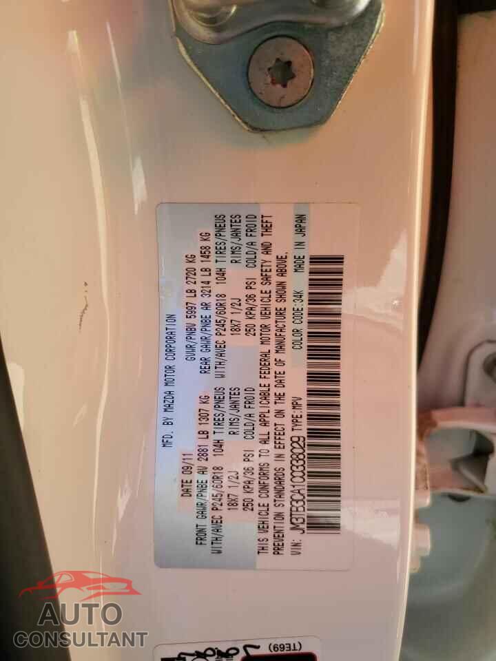MAZDA CX-9 2012 - JM3TB3CA1C0338029