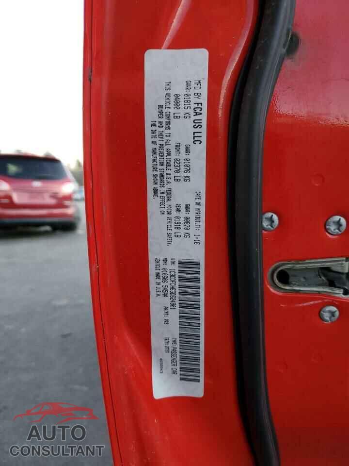 DODGE DART 2016 - 1C3CDFDH6GD624901