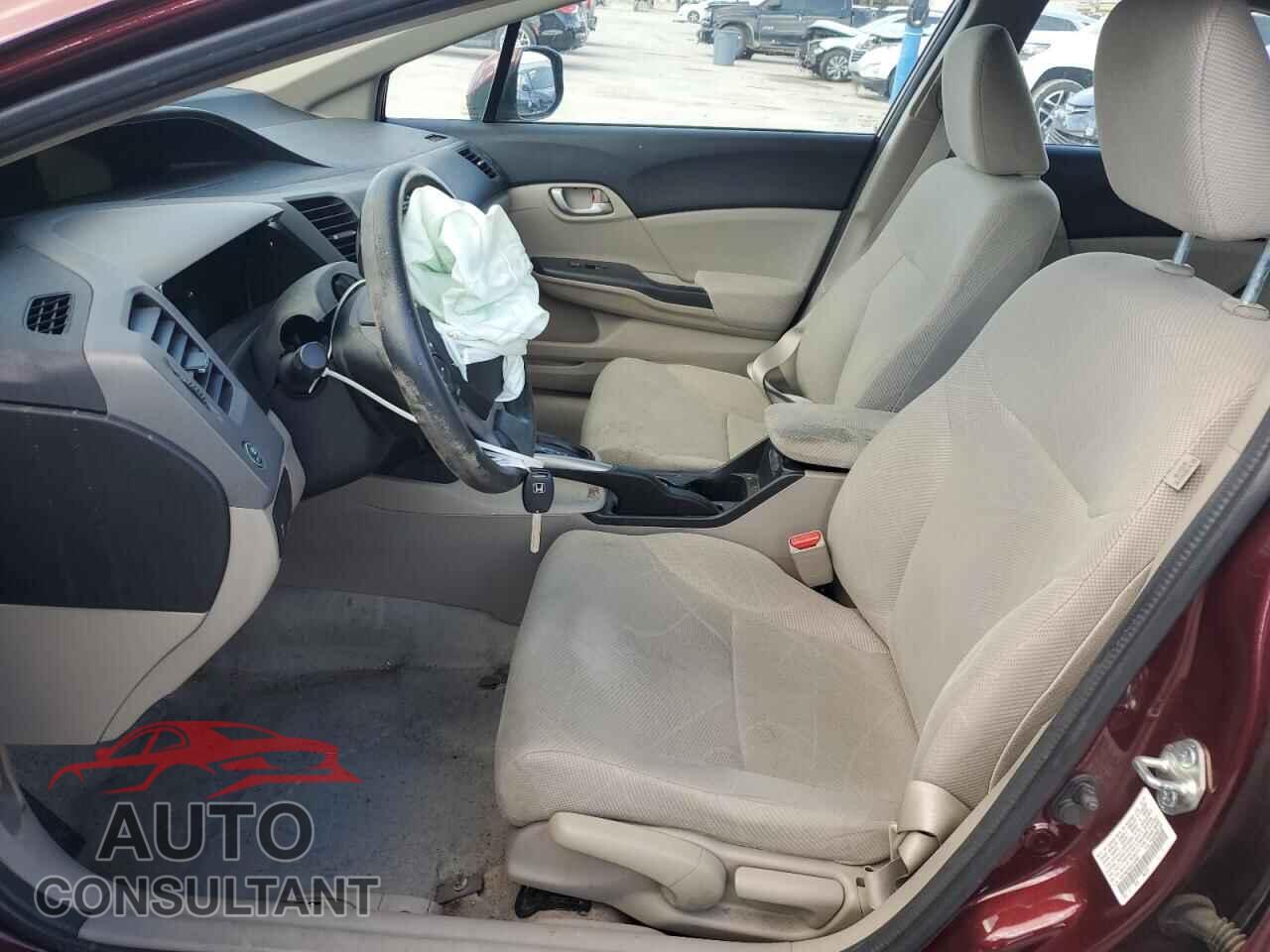 HONDA CIVIC 2012 - 19XFB2F50CE104891
