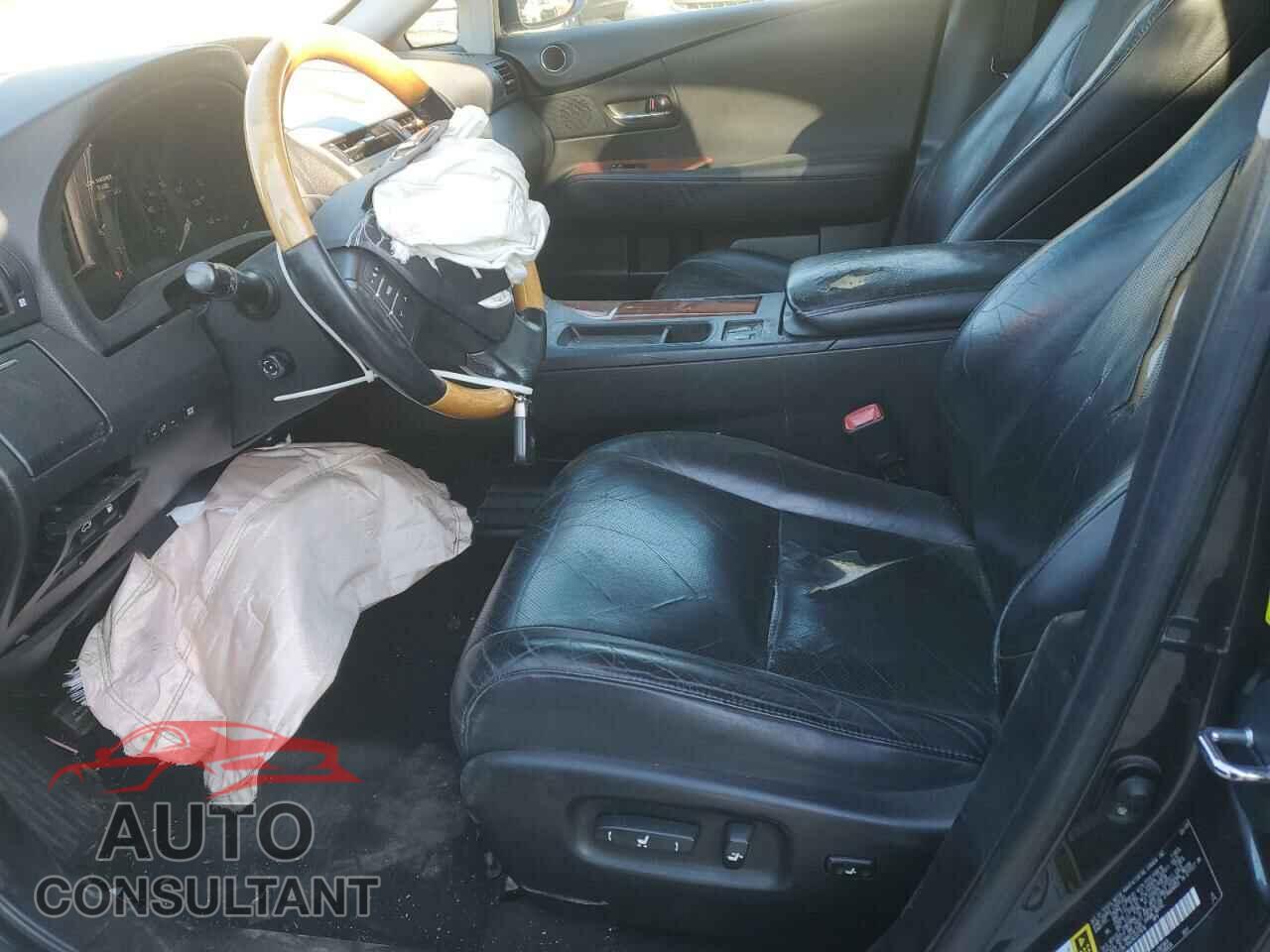 LEXUS RX350 2010 - 2T2BK1BA2AC027816