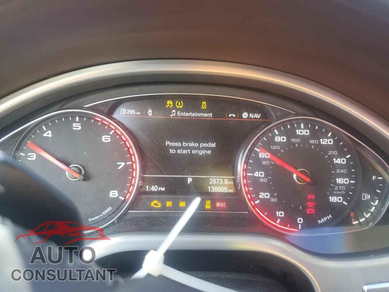 AUDI A8 2013 - WAUR2AFD8DN019158