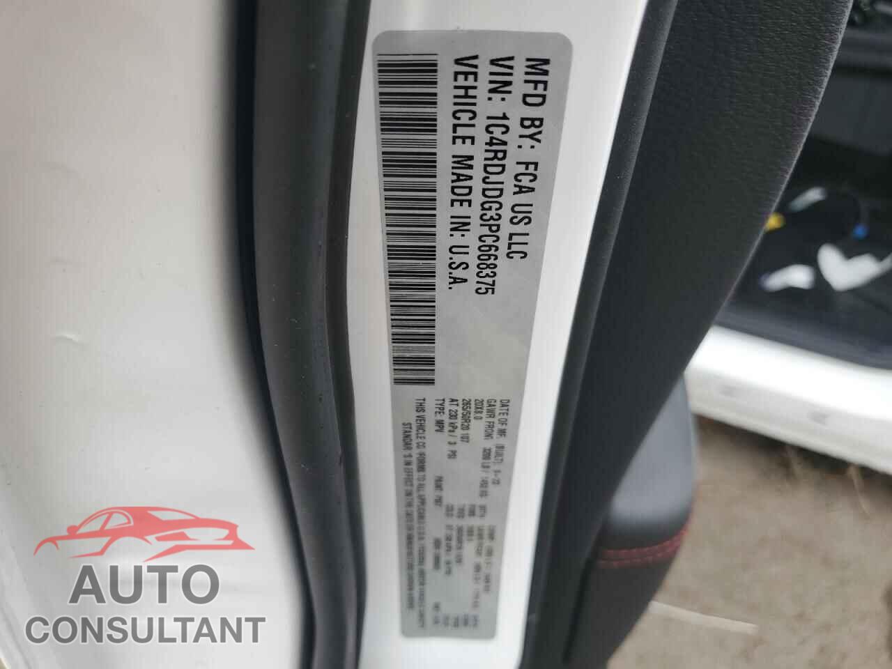 DODGE DURANGO 2023 - 1C4RDJDG3PC668375