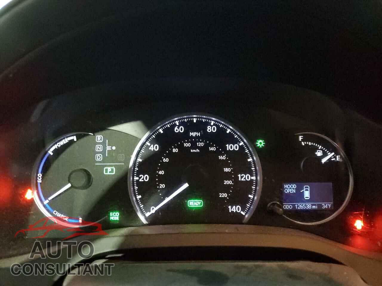 LEXUS CT 200 2012 - JTHKD5BH8C2116521