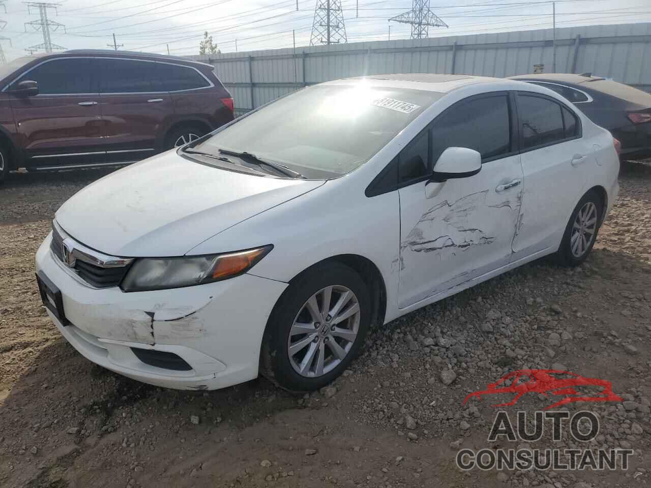 HONDA CIVIC 2012 - 19XFB2F89CE075532
