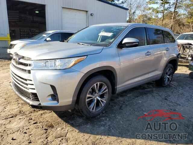 TOYOTA HIGHLANDER 2018 - 5TDZARFH1JS036316