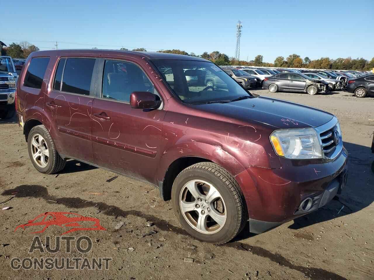 HONDA PILOT 2012 - 5FNYF4H58CB077004