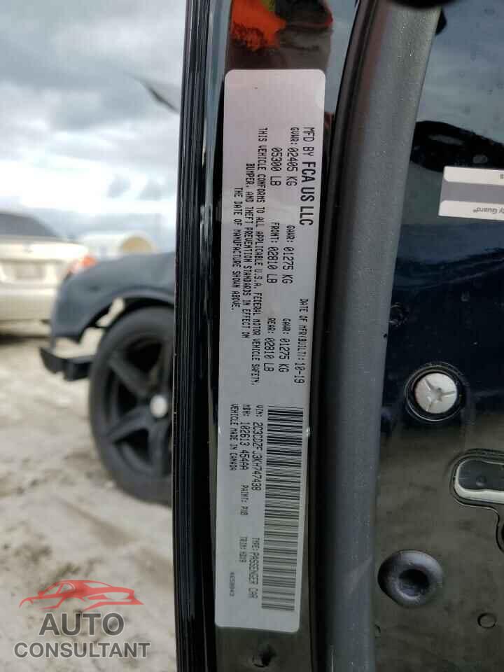 DODGE CHALLENGER 2019 - 2C3CDZFJ3KH747438