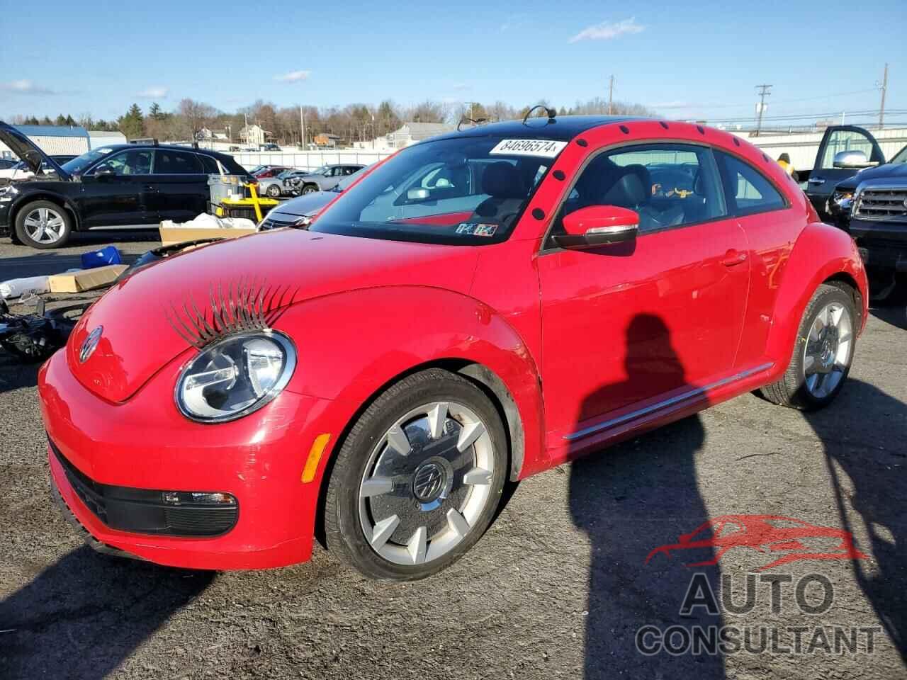 VOLKSWAGEN BEETLE 2013 - 3VWJP7ATXDM637804