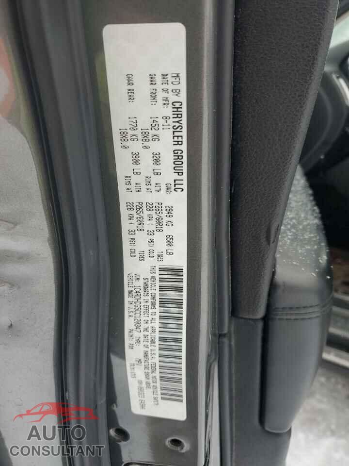 DODGE DURANGO 2012 - 1C4RDHDG5CC120347