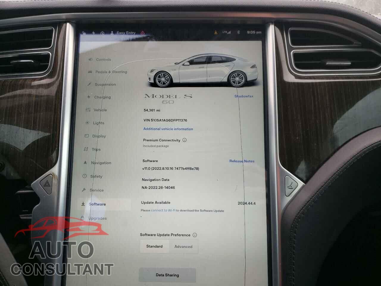 TESLA MODEL S 2013 - 5YJSA1AG6DFP11376