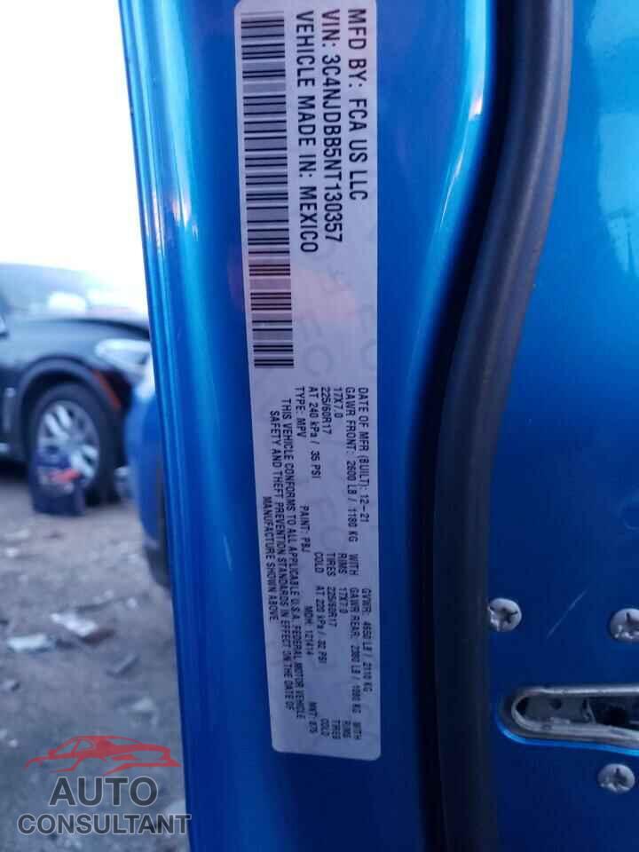 JEEP COMPASS 2022 - 3C4NJDBB5NT130357