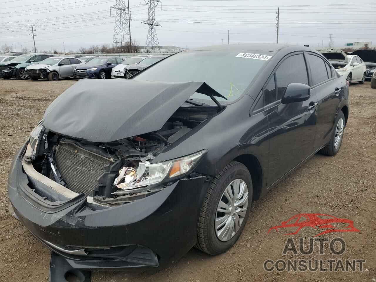 HONDA CIVIC 2013 - 19XFB2F57DE089940