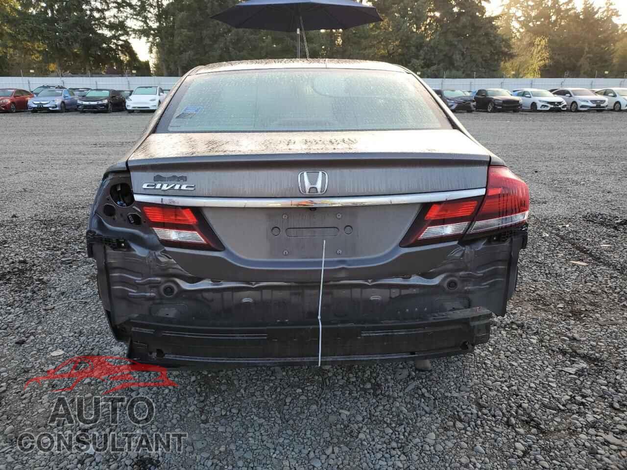HONDA CIVIC 2013 - 19XFB2F55DE244680