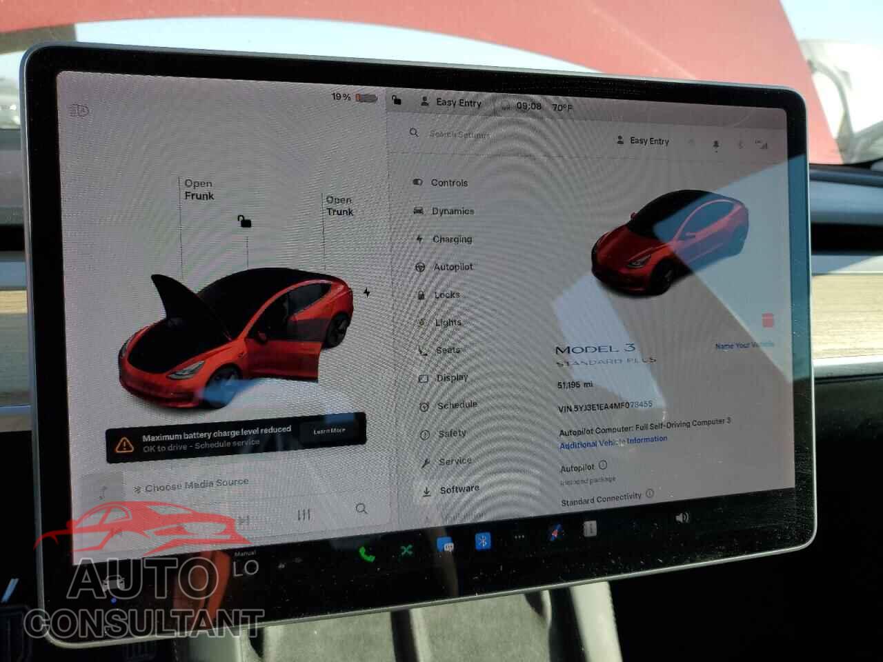 TESLA MODEL 3 2021 - 5YJ3E1EA4MF078455