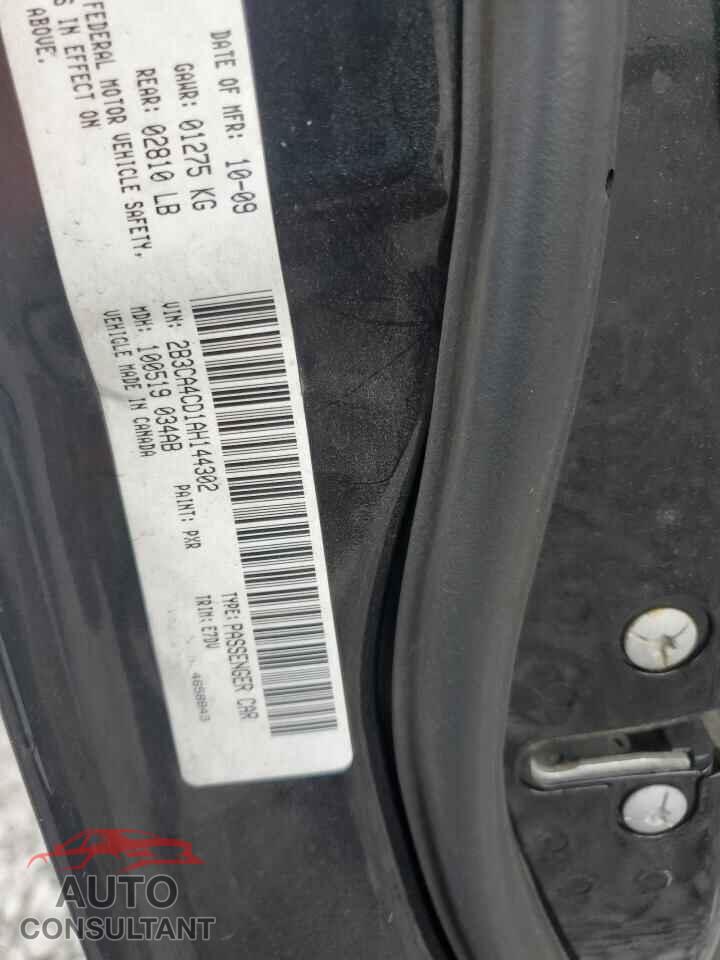 DODGE CHARGER 2010 - 2B3CA4CD1AH144302